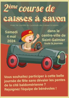 Course de Caisses à Savon de Saint-Galmier, samedi 4 mai 2024, SAINT-GALMIER