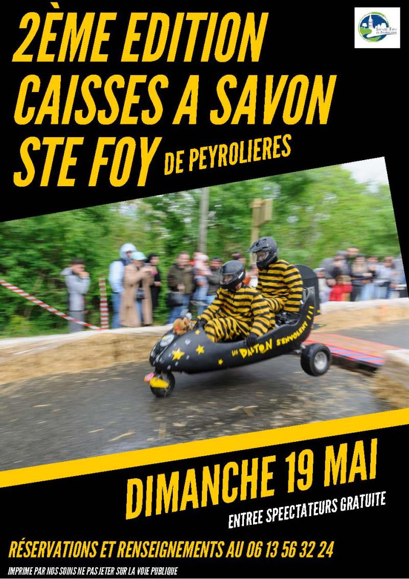 2ème édition Course de caisses  à savon Ste Foy de Peyrolières
