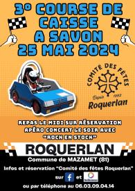 Course de caisse à savon de Roquerlan le 23 juin 2024