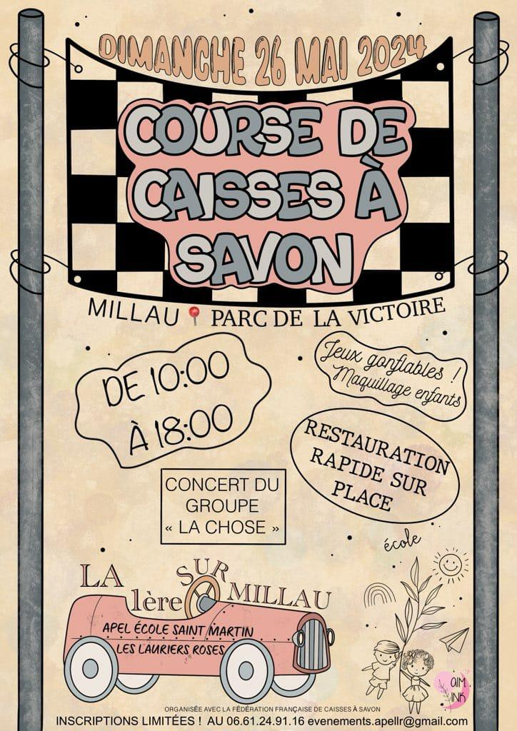 Course de caisse à savon de l'APEL école Saint Martin Les lauriers roses