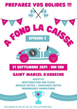 2e Course de Caisses à Savon St Marcelloise, samedi 21 septembre 2024, Saint Marcel d'Ardèche